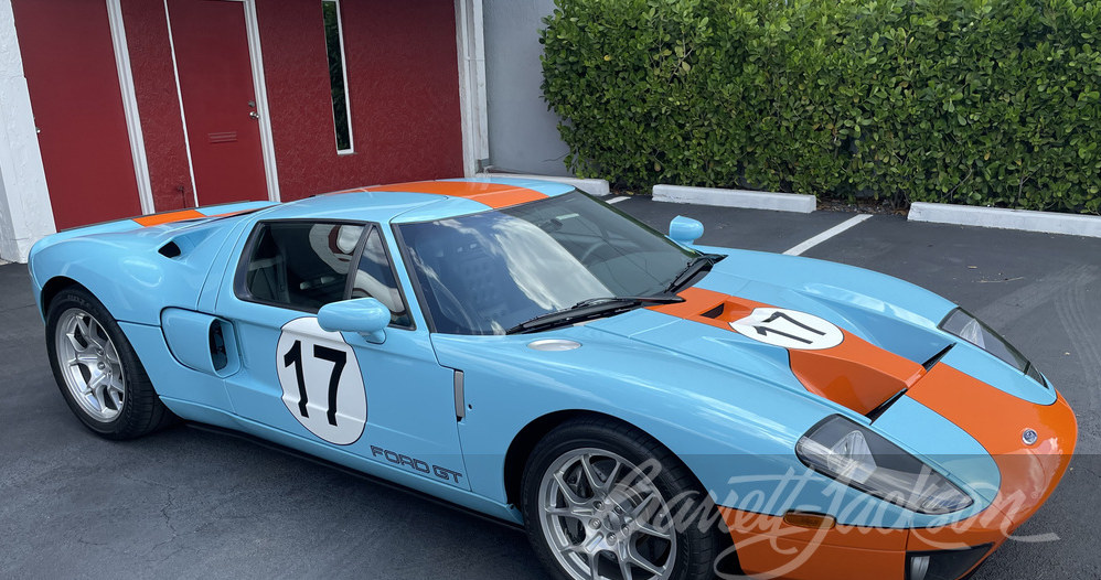 Ford Gt Heritage Edition / Dom aukcyjny Barrett-Jackson /Informacja prasowa