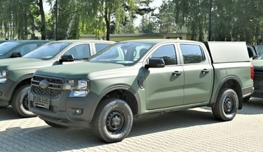 Ford Ranger dla polskiego wojska. Tym razem auta nie lśnią chromem