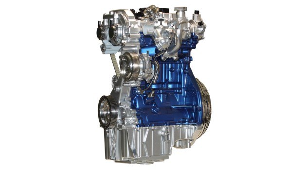 Fordowska jednostka EcoBoost o pojemności 1 litra - bezpośredni wtrysk, 3 cylindry i turbo. /Ford