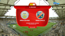 Fortuna 1 Liga. Arka Gdynia - Odra Opole 3:0. Skrót meczu (POLSAT SPORT). Wideo