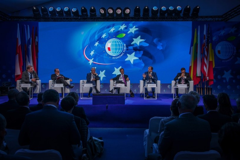 Forum Ekonomiczne w Krynicy, panel dyskusyjny w 2019 roku. /Ireneusz Rek /INTERIA.PL