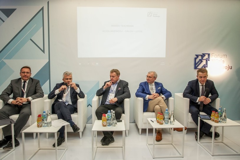 Forum Wizja Rozwoju 2019, debata " Wizja rozwoju Orlen i Lotos" /INTERIA.PL