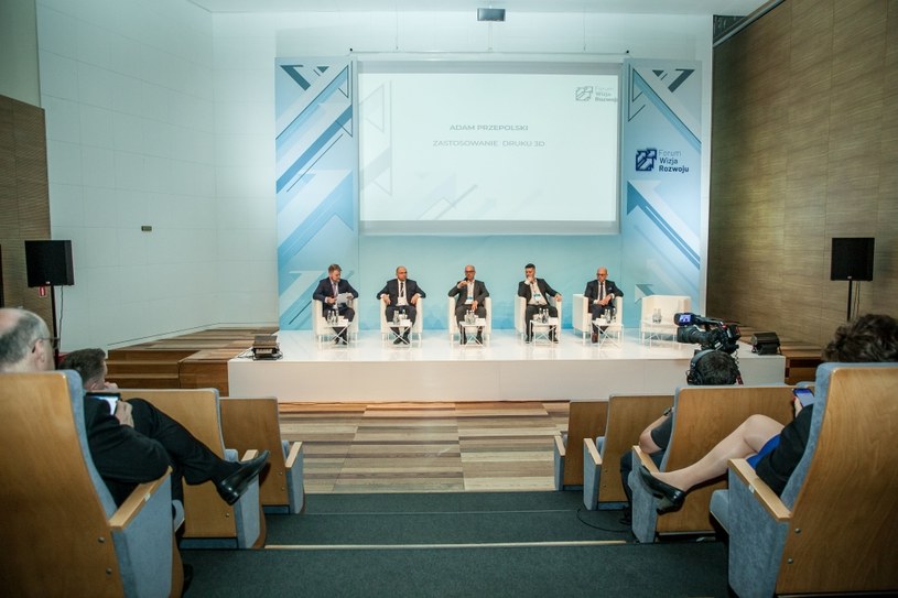 Forum Wizja Rozwoju 2019, debata "Zastosowanie druku 3D" /INTERIA.PL