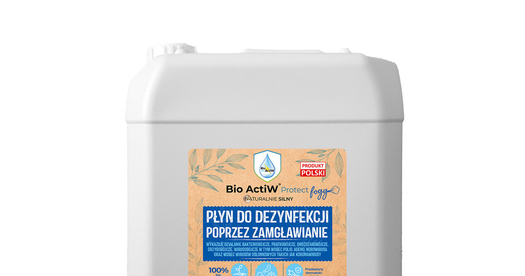 Fot. 3 Bio ActiW Protect fogg - płyn do dezynfekcji poprzez zamgławianie na bazie kwasu podchlorawego /materiały promocyjne