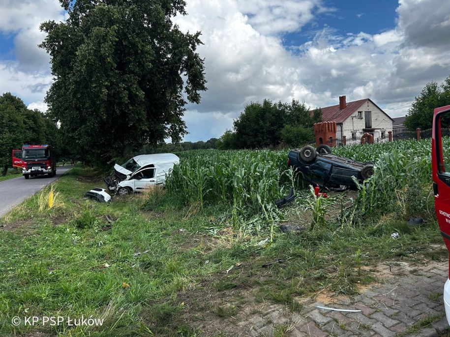 Fot. mł. kpt. Kacper Iwańczuk /Komenda Powiatowa Państwowej Straży Pożarnej w Łukowie /