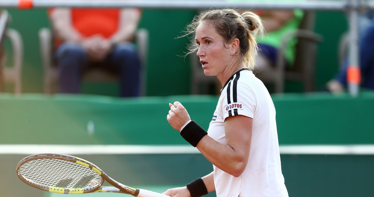 Fot. Piotr Matusewicz/East News Gdynia 23.07.2021 Tenis BNP Paribas Poland Open Mecz Katarzyna Kawa - Kateryna Kozlova N/z: Katarzyna Kawa /Piotr Matusewicz/East News /East News