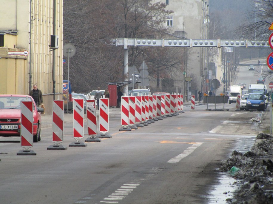 Fot. RMF FM; Dwukierunkowa ul. Tuwima