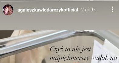 Fot.: Screen z https://www.instagram.com/agnieszkawlodarczykofficial/ /@agnieszkawlodarczykofficial /Instagram