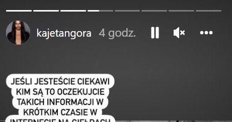 fot. screen ze story @kajetangora /Instagram /Instagram