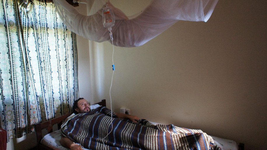 Fotografia zamieszczona w książce Bogusława Dąbrowskiego "Spalić paszport. Opowiadania misjonarza z Ugandy" /Z archiwum Bogusława Dąbrowskiego /