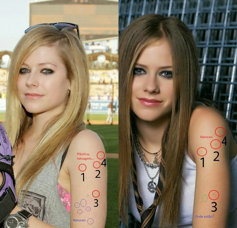 Fotografie Avril Lavigne sugerujące, że wokalistka ma sobowtóra // Blog AvrilEstaMorta /&nbsp /