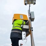 Fotoradar rekordzista znowu zniszczony