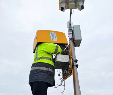 Fotoradar rekordzista znowu zniszczony