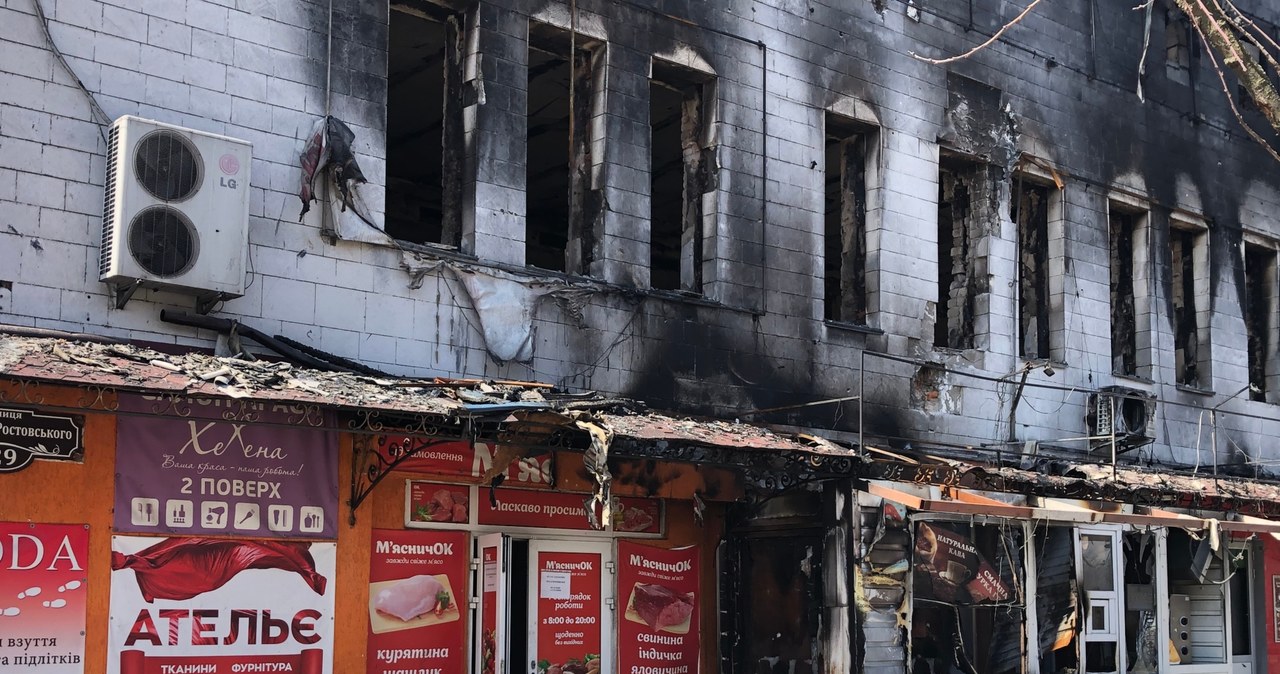 Fotoreportaż RMF FM z Makarowa: Zrujnowane domy, spalone mieszkania