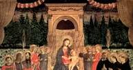 Fra Angelico, Dziewica z Dzieciątkiem na tronie w otoczeniu Aniołów i Świętych, 1438-40 /Encyklopedia Internautica