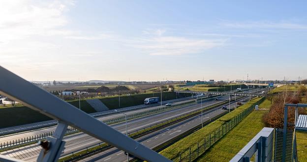 Fragment Autostrady A2 - obwodnica Poznania /PAP