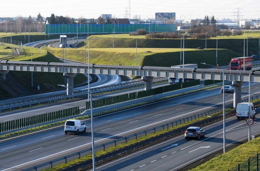 Fragment Autostrady A2 - obwodnica Poznania /Jakub Kaczmarczyk /PAP