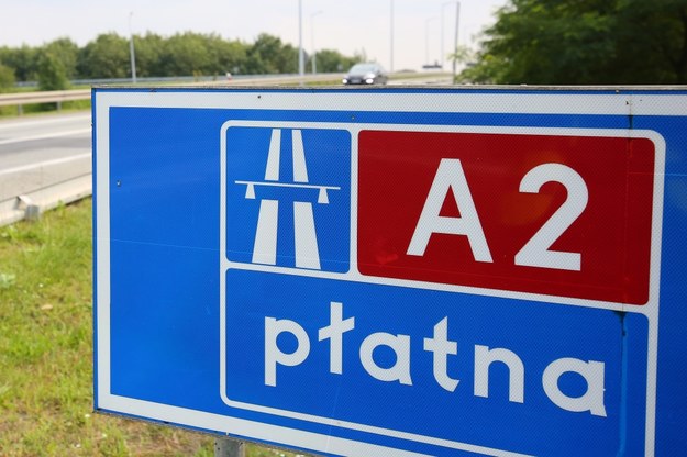 Fragment autostrady A2 w Koninie (zdj. arch.) /Tomasz Wojtasik /PAP