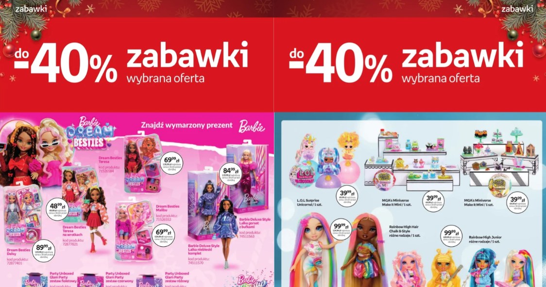 Fragment gazetki Empik – świąteczna oferta zabawek do -40% taniej /Empik /INTERIA.PL