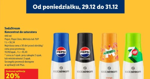 Fragment gazetki Lidl – syropy SodaStream /Lidl /INTERIA.PL
