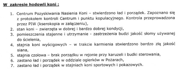 Fragment jednego z dokumentów, do których dotarł dziennikarz RMF FM /