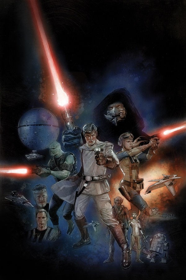 Fragment okładki komiksu "The Star Wars" - adaptacji wczesnych wersji scenariusza "Gwiezdnych Wojen" /Dark Horse /materiały prasowe