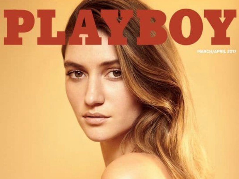 Fragment okładki marcowego Playboya - golizna powraca! /materiały prasowe