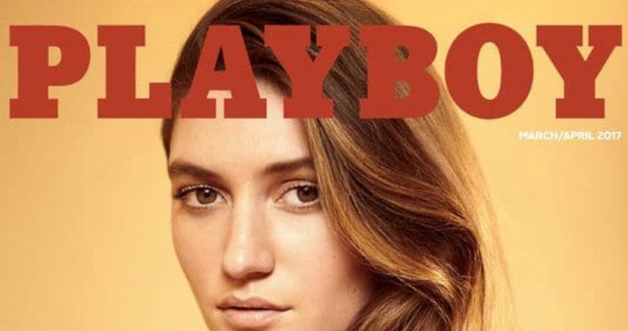 Fragment okładki marcowego Playboya - golizna powraca! /materiały prasowe