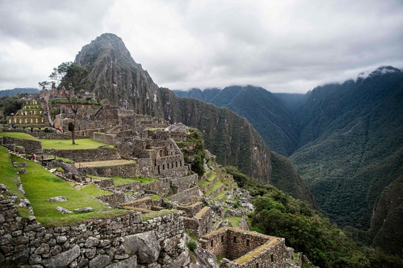 Fragment Parku Narodowego Machu Picchu położonego w Peru. /ERNESTO BENAVIDES/AFP/East News /East News