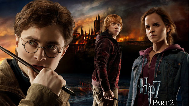 Fragment plakatu promującego film "Harry Potter i Insygnia Śmierci: część II" /materiały prasowe