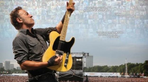 Fragment plakatu promującego film "Springsteen and I" /materiały prasowe