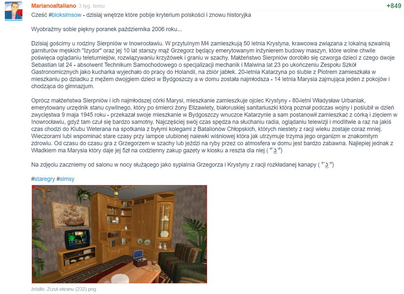 Fragment posta z serwisu Wykop.pl /materiały źródłowe
