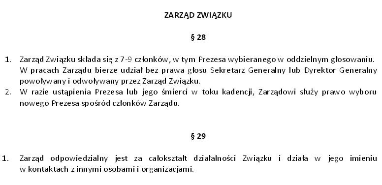 Fragment statutu PZHL-u. /INTERIA.PL