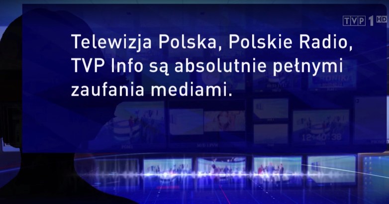 Fragment wieczornego wydania "Wiadomości" /Screen TVP / Widomości TVP /materiał zewnętrzny