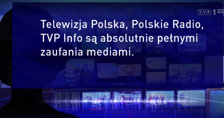 Fragment wieczornego wydania "Wiadomości" /Screen TVP / Widomości TVP /materiał zewnętrzny