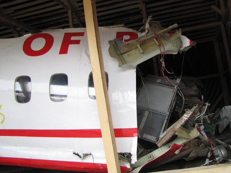 Fragment wraku polskiego tupolewa /Przemysław Marzec /RMF FM