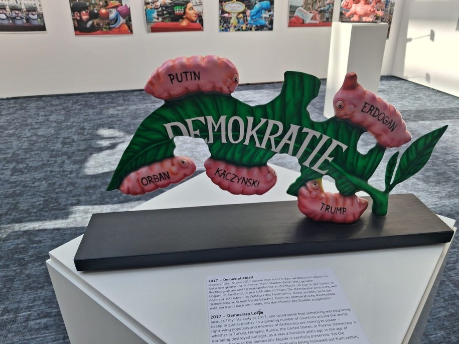 Fragment wystawy w PE /KAtarzyna Szymańska-Borginon /RMF FM