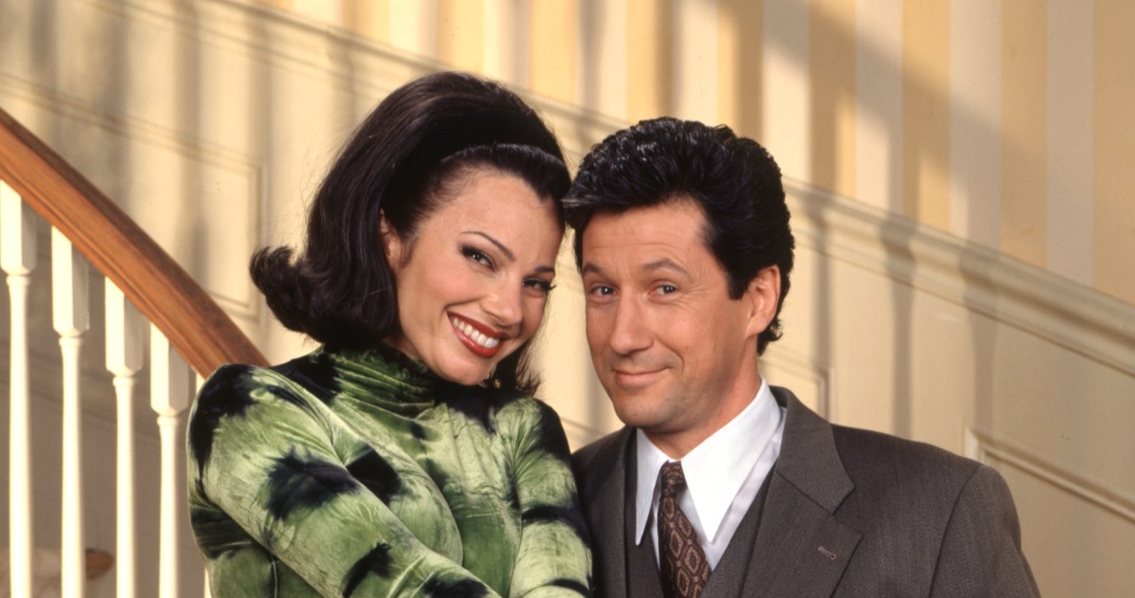 Fran Drescher i Charles Shaughnessy w "Pomocy domowej" /CBS Photo Archive  /Getty Images