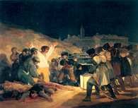 Francisco Goya, 3 maja 1808 - Rozstrzelanie powstańców madryckich, 1814 /Encyklopedia Internautica