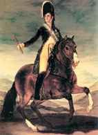 Francisco Goya, portret konny Ferdynanda VII /Encyklopedia Internautica