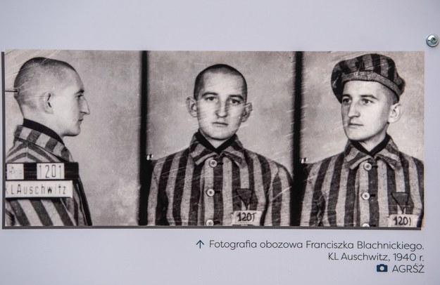 Franciszek Blachnicki na zdjęciach z KL Auschwitz /Wojtek Jargiło /PAP