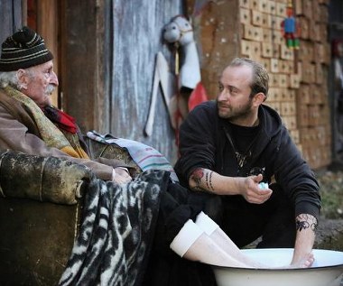 Franciszek Pieczka i Borys Szyc w scenie z filmu "Serce, Serduszko"