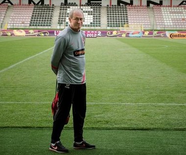 Franciszek Smuda w scenie z filmu "Będziesz legendą człowieku"