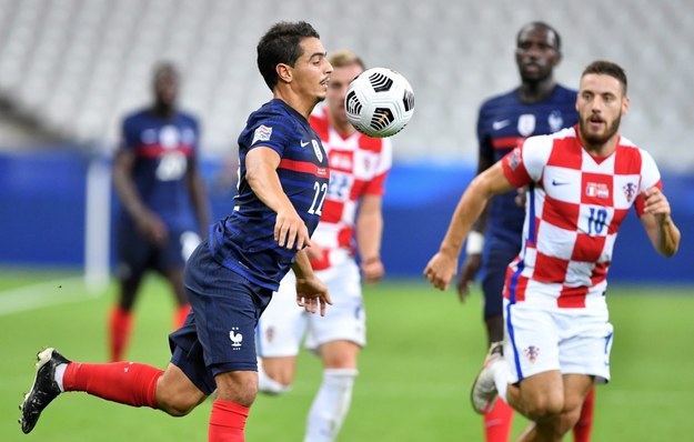 Francja pokonała u siebie Chorwację 4:2 w piłkarskiej Lidze Narodów /PASCAL BONNIERE /PAP/EPA