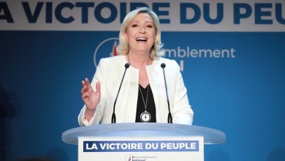 Francja: Triumf partii Le Pen, LREM Macrona na drugim miejscu