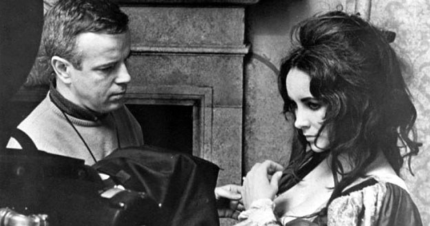 Franco Zeffirelli i Elizabeth Taylor na planie "Poskromienia złośnicy" (1967) /