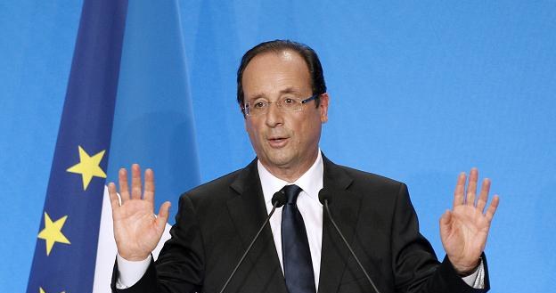 Francois Holland, kandydat socjalistów na prezydenta Francji /AFP