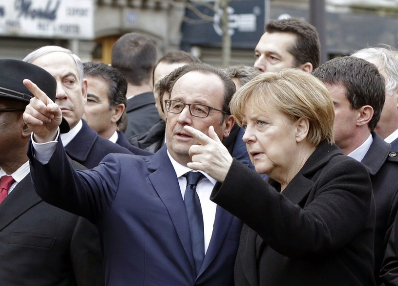 Francois Hollande i Angela Merkel /AFP