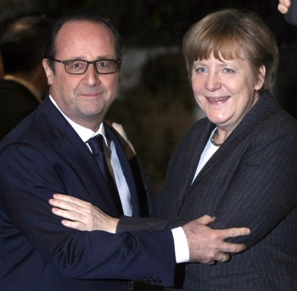 Francois Hollande i Angela Merkel /AFP