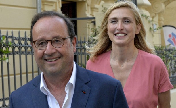 Francois Hollande i jego wybranka serca już się nie kryją